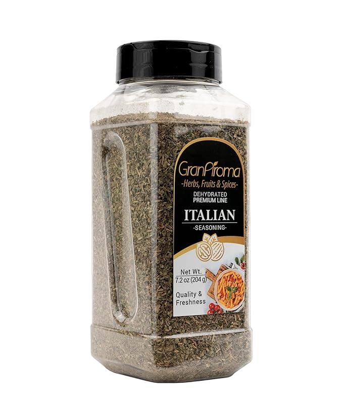 GranAroma Italian Seasoning, Aromatic Spice Blend, Italian Cuisine, Versatile Flavor (7.2 Ounce)
