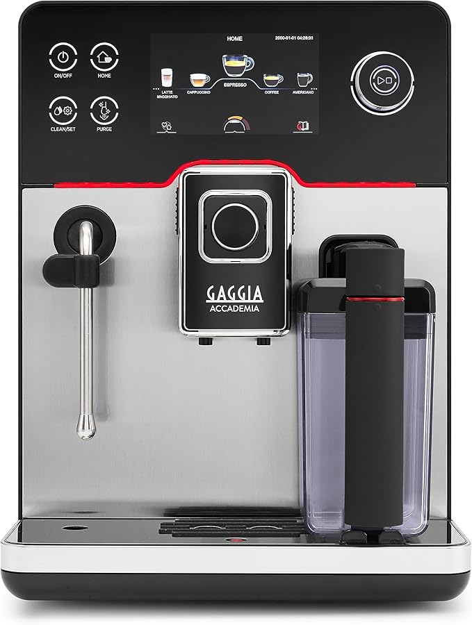 Gaggia Accademia Luxury Italian Fully Automatic Espresso Machine with 19 Customized drink
