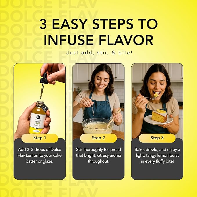 Lemon Flavor Concentrate for Food & Cosmetics ??2 Oz. Multipurpose Lemon Flavouring Oil for Lip