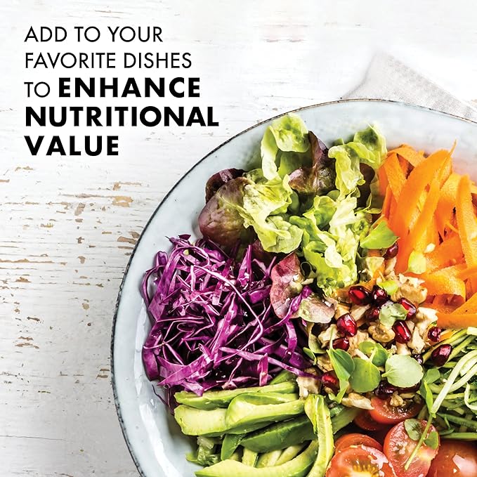 BlueBonnet Nutrition Non-Bitter Nutritional Yeast Flakes - Plant-Sourced Protein, B Vitamins &