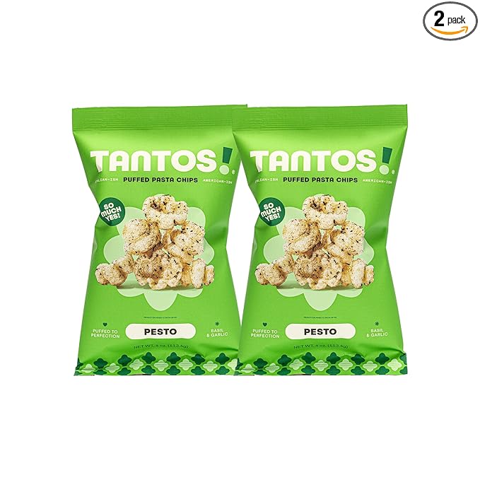 Tantos! Puffed Pasta Chips ??Healthy Pasta Snack by Top Chef Joe Sasto ??Plant-Based, Low Calorie