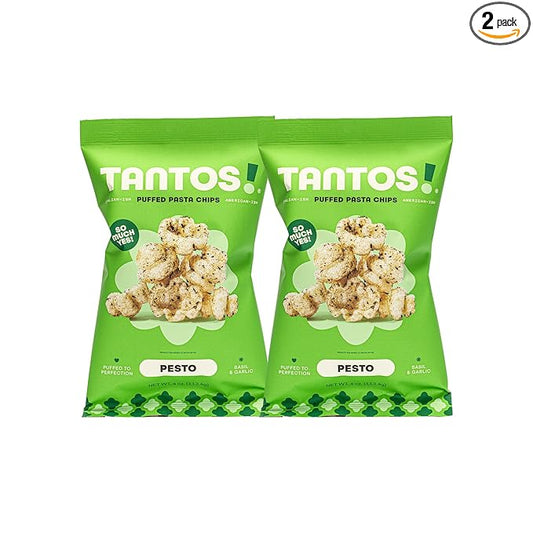 Tantos! Puffed Pasta Chips ??Healthy Pasta Snack by Top Chef Joe Sasto ??Plant-Based, Low Calorie