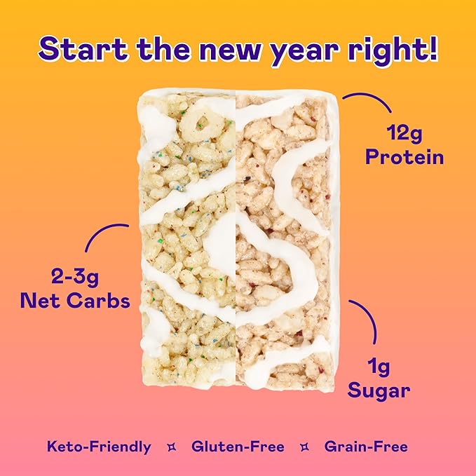 MAGIC SPOON Treats - High Protein, Low Carb, Keto Friendly, 1g of Sugar, Gluten Free, Crispy Treat