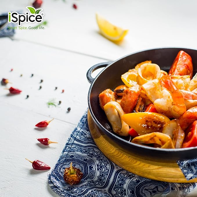 iSpice - Salt-Free | Sugar free | 100% Fat Free Pure Wellness Seafood Super Spice Blend | All