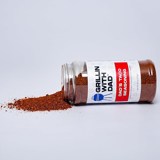 Grillin With Dad Taco Seasoning - Great Tasting Fajita Seasonings - Great Balance of Flavor - Best