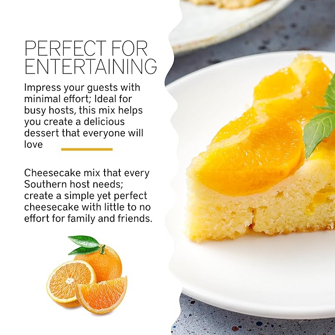 Gourmet Cheesecake Mix, No Bake Cheesecake Cake Mix, Orange Chiffon Cheesecake by Southern Living