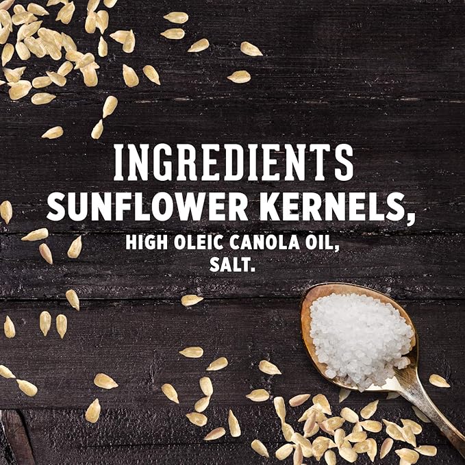 DAVID Roasted and Salted Sunflower Kernels, Original Flavor, 3.75oz.