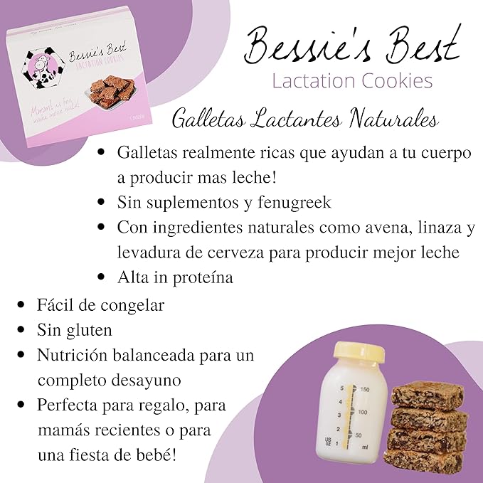 Bessie?셲 Best Lactation Cookies | Lactation Support | Oatmeal Peanut Butter Chocolate Chip |