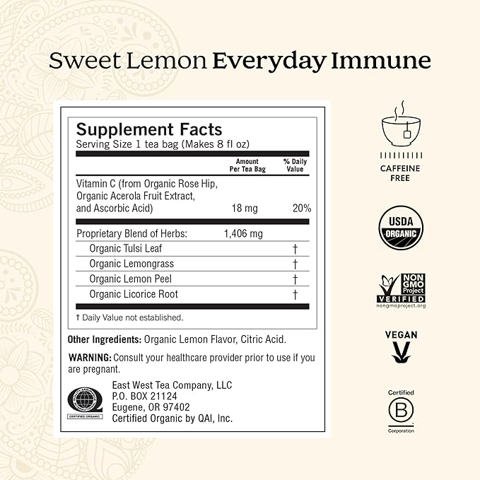 Yogi Tea Immune Support Tea Variety Pack - 16 Bags per Pack (3 Packs) - Immunity Support Sampler