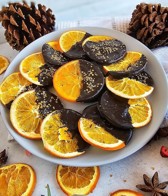 Dehydrated Dried Orange Slices | Orange Wheels | 45 + Servings Approx | 100% Natural No Added
