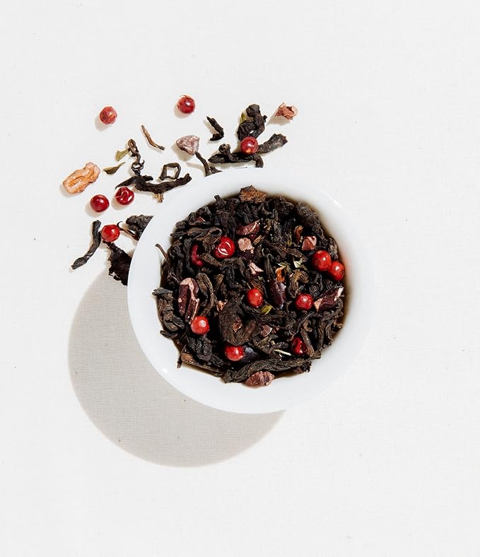 Art of Tea | Dark Chocolate Peppermint Dessert Tea | 50 Eco Friendly Pyramid Tea Bag Sachets