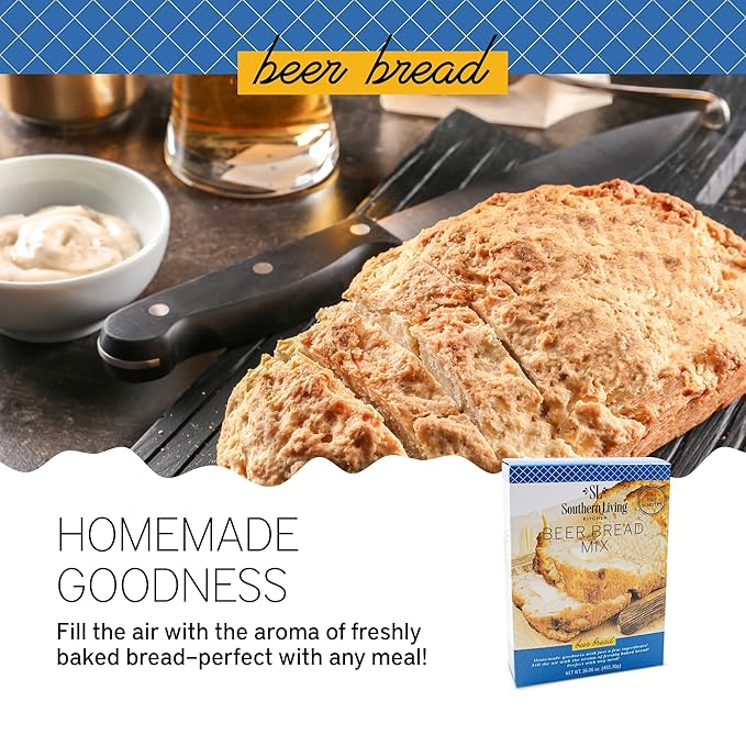 Southern Living Gourmet Beer Bread Mix, Easy-to-Bake Delight, Perfect for Potlucks & Parties