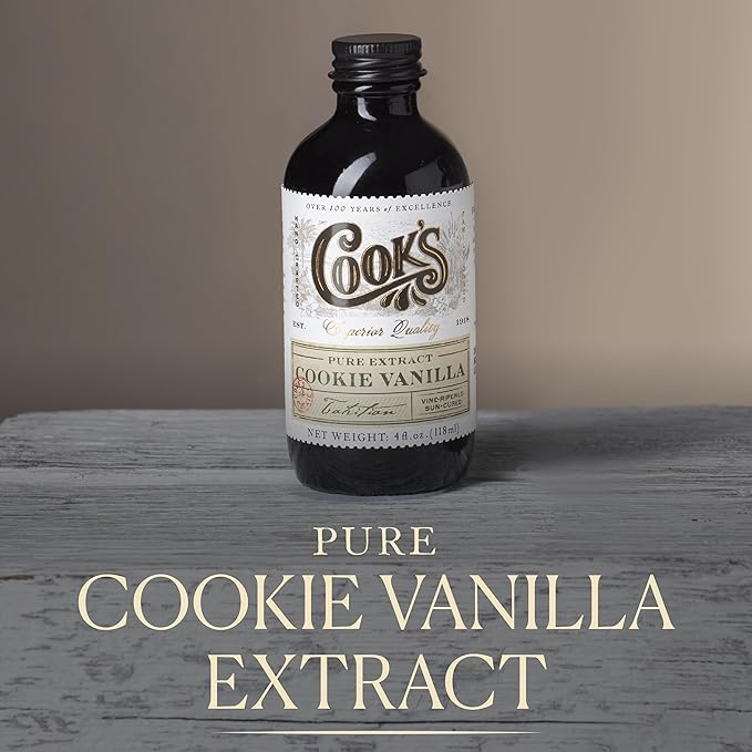 Cook's, Pure Cookie Vanilla Extract, Floral Vanilla Extract for Cakes, Cookies, Pastries, Ice