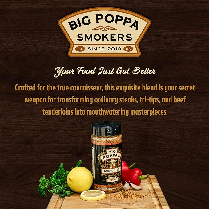 Big Poppa's Double Secret Seasoning - Irresistible Spice Blend for an Extra Kick of Flavor