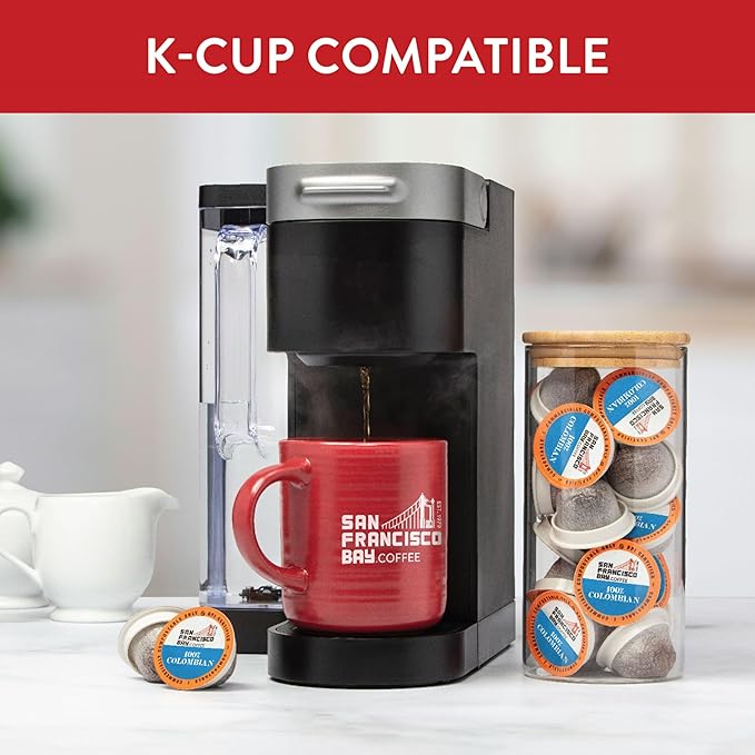 San Francisco Bay Compostable Coffee Pods - 100% Colombian (120 Ct) K Cup Compatible including