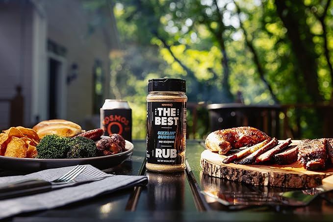 Kosmos Q The Best Sizzlin' Gourmet Burger Seasoning for Grilling - Hamburger Deluxe Seasoning for