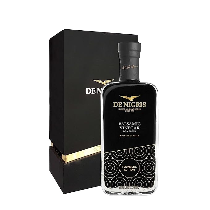 De Nigris Balsamic Vinegar Of Modena Excellence Line Founder's Edition Recipe (70% Grape Must) 8,5
