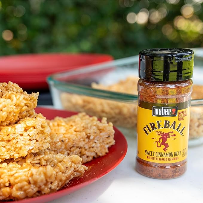 Weber Fireball Whiskey Flavored BBQ Seasoning, 3.5 oz
