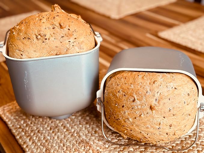 Molibake 8 Grain Bread Mix Pack of 4 - All-Natural Multigrain Baking Mix for Bread Machine and Oven