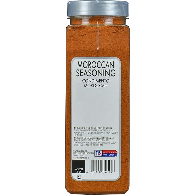 McCormick Culinary Moroccan Seasoning, 16 oz - One 16 Ounce Container Moroccan Spice Blend with