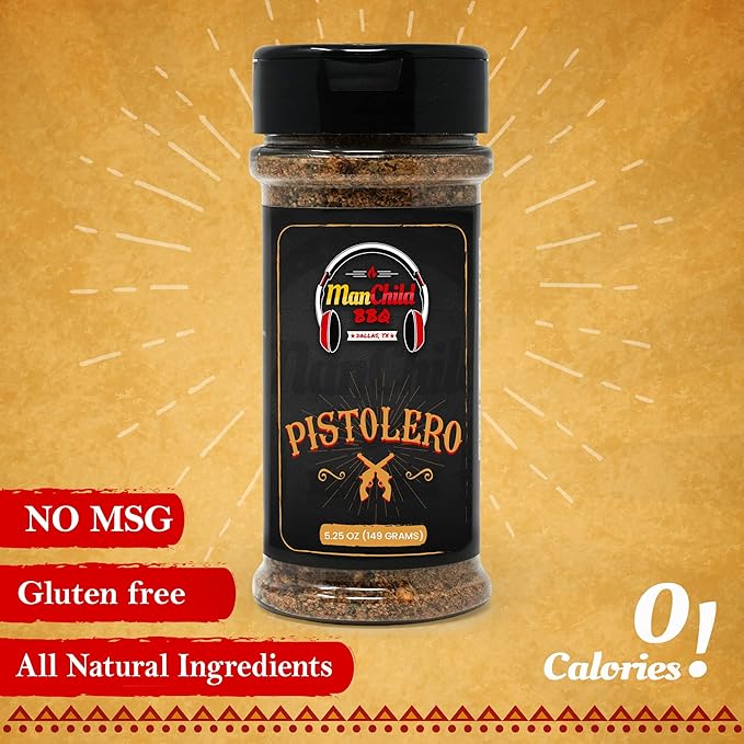 Fajita & Taco Seasoning, Tex-Mex Seasoning by Manchild, Mexican Spice Blend for Carne Asada, Polo