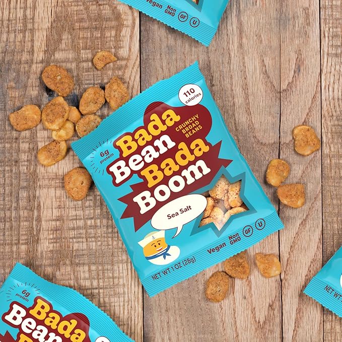 Enlightened Bada Bean Bada Boom - Plant-Based Protein, Gluten Free, Vegan, Crunchy Roasted Broad