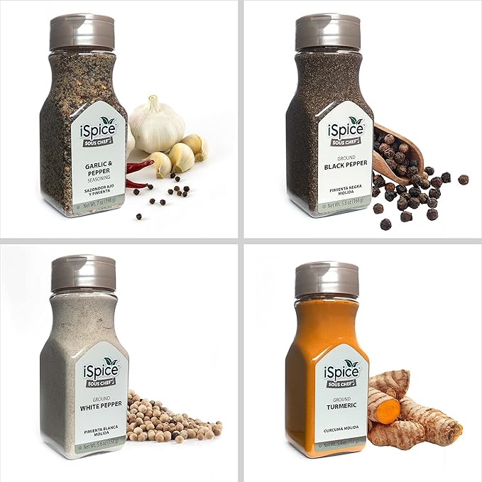 iSpice Spices and Seasonings Sets Starter Kitchen Set for Cooking - Spices Variety Pack Herb, &