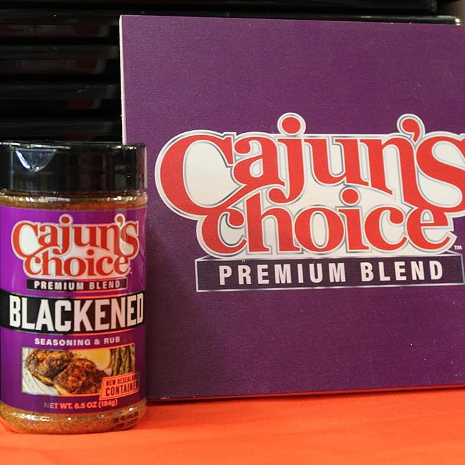 Cajun Choice Blackened Seasoning 6.5 OZ (Pack of 3) - Use for Grilling or Cooking Fish, Chicken