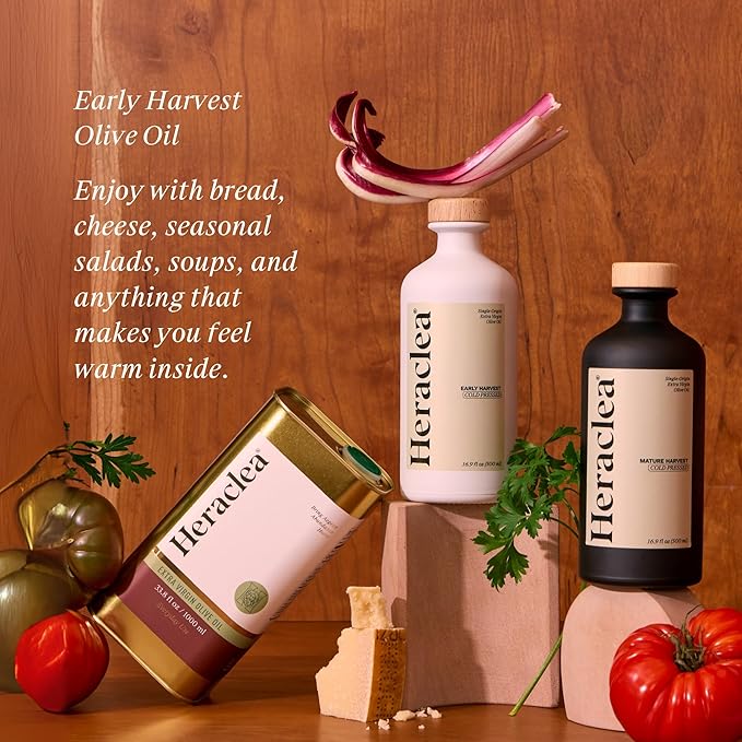 Heraclea - Early Harvest - Extra Virgin Olive Oil - Organic Olive Oil - Extra Virgin - Cold Pressed
