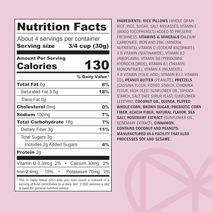 Marimix Snack Mix | Toasty Peanut Butter | Crunch Baked Sweet & Salty Savory Plant Based Naturally