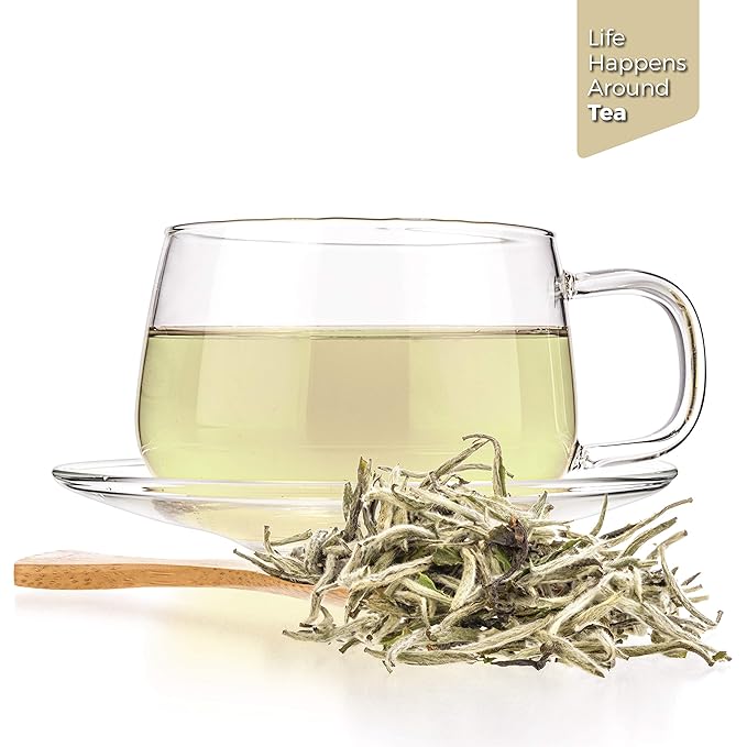 Tealyra - Imperial Yunnan Silver Needle - White Loose Leaf Tea - Top Chinese White Tea - Caffeine