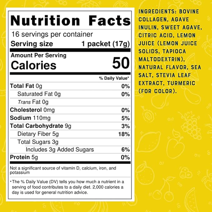 Bare Bones Lemonade Elevated Drink Mix | Light & Flavorful | Gluten-Free & Naturally Sweetened |
