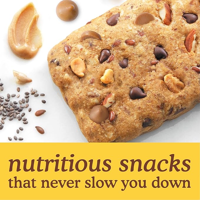 Almond Flour Snack Bars (Peanut Butter Chocolate) with Organic Coconut Oil, Chia Seeds, Sunflower