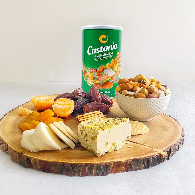 Castania BBQ Lebanese Mixed Nuts, Super Extra Mix with Pistachios, Almonds, Cashews, Hazelnuts