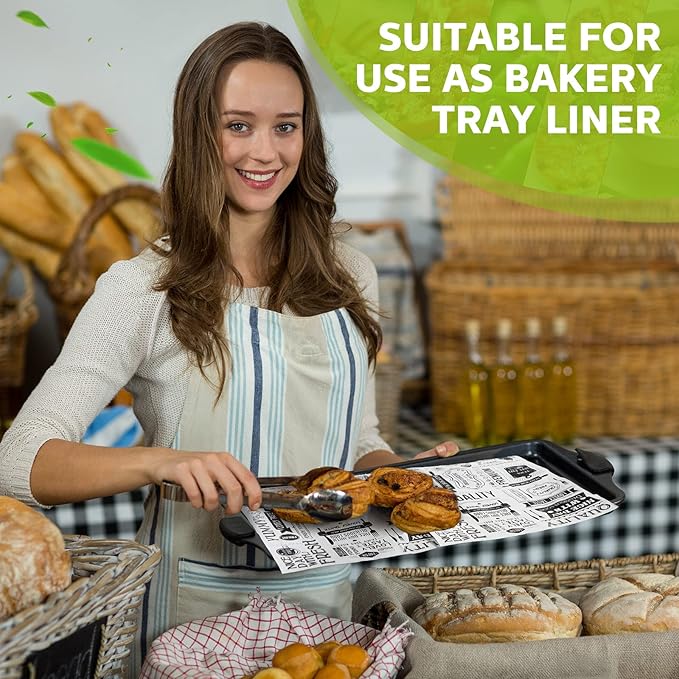 Wax Paper Sheets Deli Newsprint Food Basket Liners Sandwich Wrapping Paper Grease Resistant