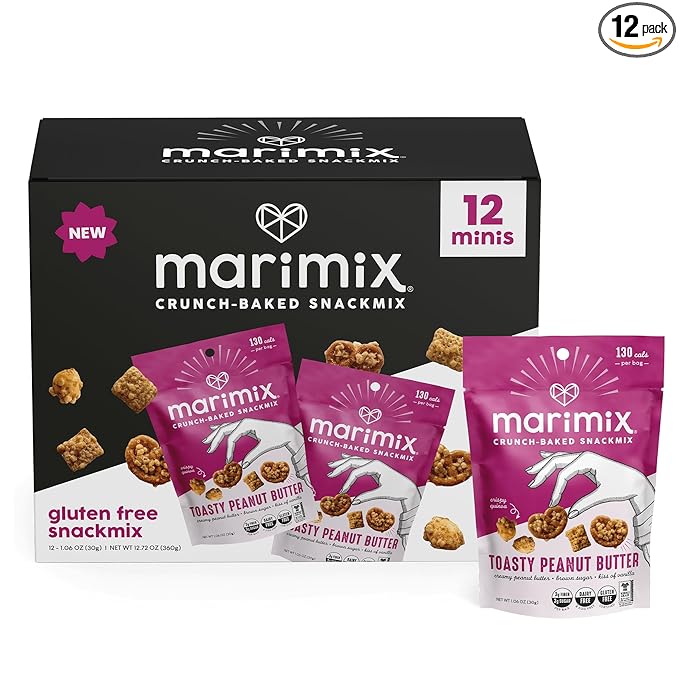 Marimix Snack Mix | Crunch Baked Sweet & Salty Savory Plant Based Naturally Gluten Free Whole Grain