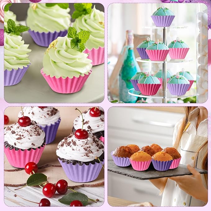 Zonon 1000 Counts Cupcake Liners for Baking Liners Paper Cupcake Wrappers Bulk Cup Cake Cases