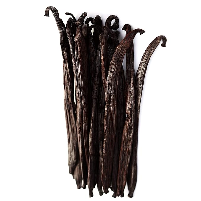1/2 LB Vanilla Beans - Whole Extract Grade B Pods for Baking, Homemade Extract, Brewing, Coffee