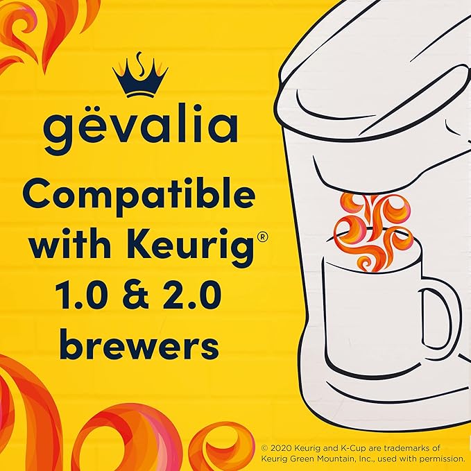 Gevalia Signature Blend Mild Light Roast K-Cup Coffee Pods, 84 ct Box