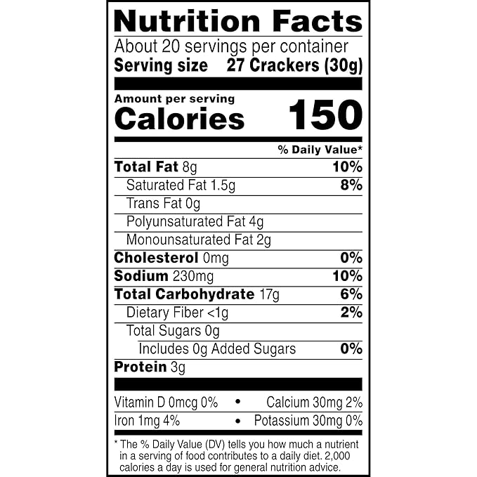 Cheez-It Cheese Crackers, Baked Snack Crackers, Lunch Snacks, Family Size, Extra Toasty, 21oz Box