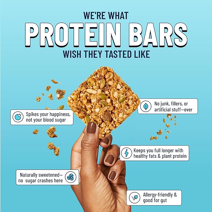 The YES Bar Apple Cinnamon Crisp ??Plant Based Protein, Decadent Snack Bar ??Vegan, Paleo, Gluten
