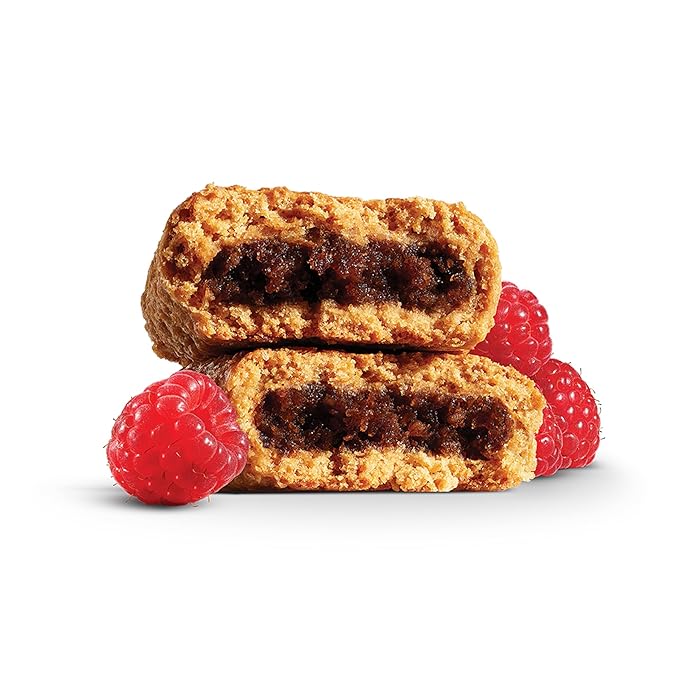 Nature?™s Bakery Whole Wheat Fig Bars, Raspberry, Real Fruit, Vegan, Non-GMO, Snack bar, 6 Count