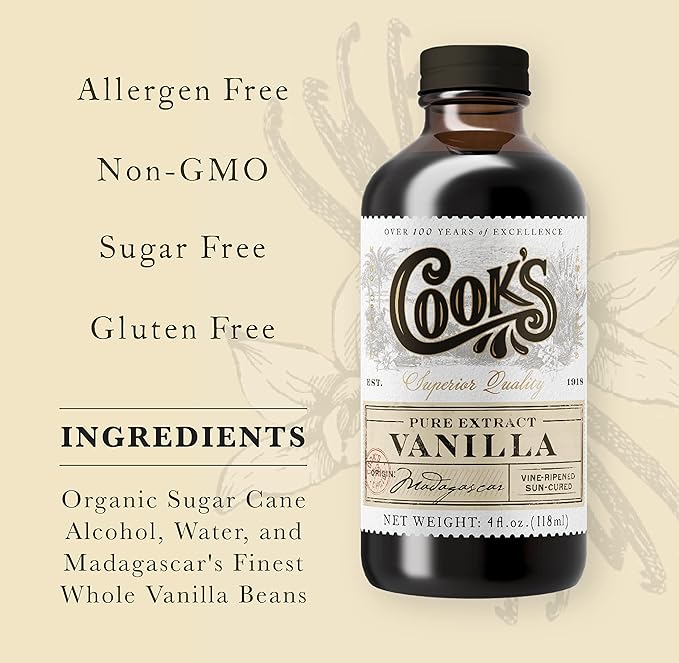Cook's, Choice Premium Quality Pure Vanilla Extract, 4 oz