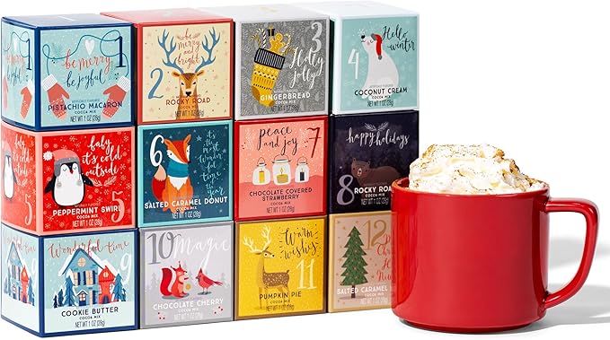 Thoughtfully 12 Days of Christmas Hot Chocolate Set