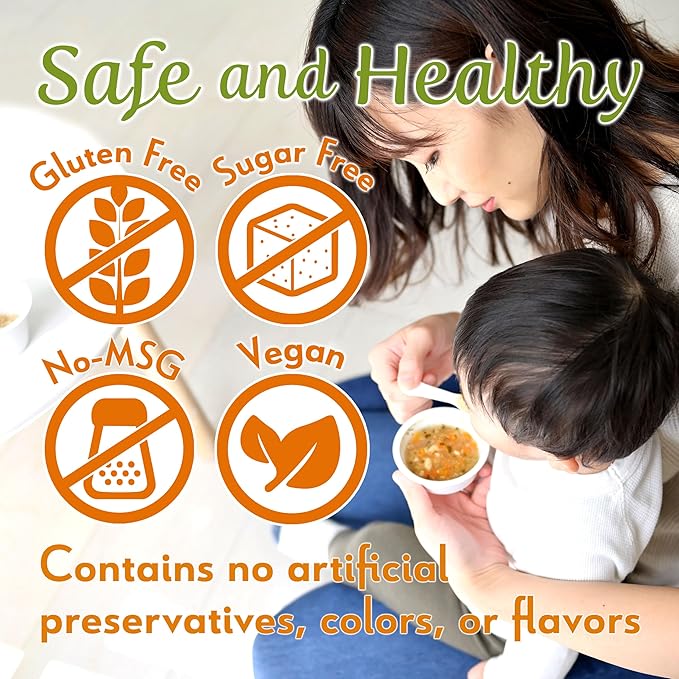 YAMASAN KYOTO UJI Japanese Umami Vegan Dashi Stock Powder, Healthy Veggie Dashi Packet, Vegetable
