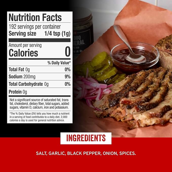 PS Seasoning The BBQ General - SPG Seasoning, All-Purpose BBQ Seasoning and Rubs for Smoking and