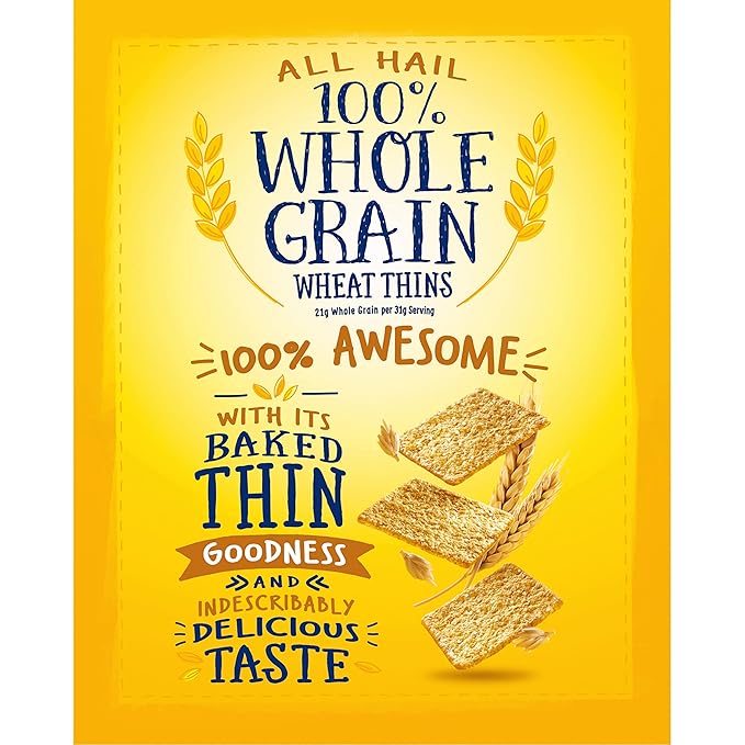 Wheat Thins Original Whole Grain Wheat Crackers, Party Size, 6 - 20 oz Boxes