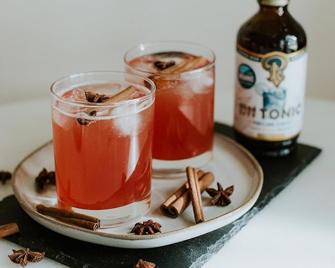 Portland Syrups Rose City Tonic Concentrate - Craft Delicious Cocktails, Mocktails, Sodas, and More
