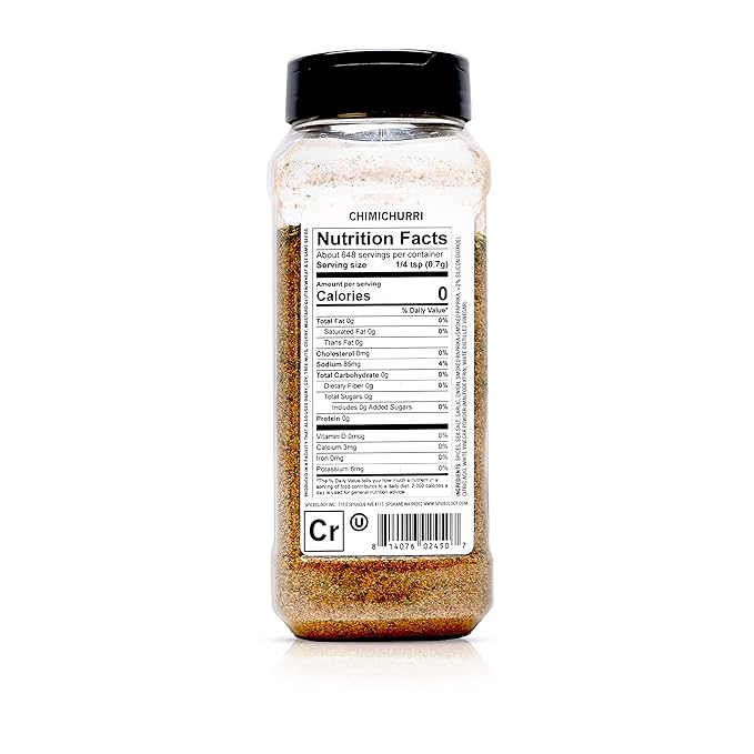 Spiceology - Chimichurri Seasoning Spice Blend - Use On: Pork, Fish, Vegetables, Chicken, Steak
