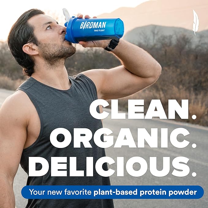 Falcon Vegan Protein Powder Organic, Stevia & Sugar Free, Plant Based Protein, Low Carb, Dairy